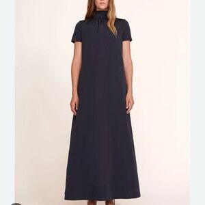 STAUD Ilana Navy Dress Brand New